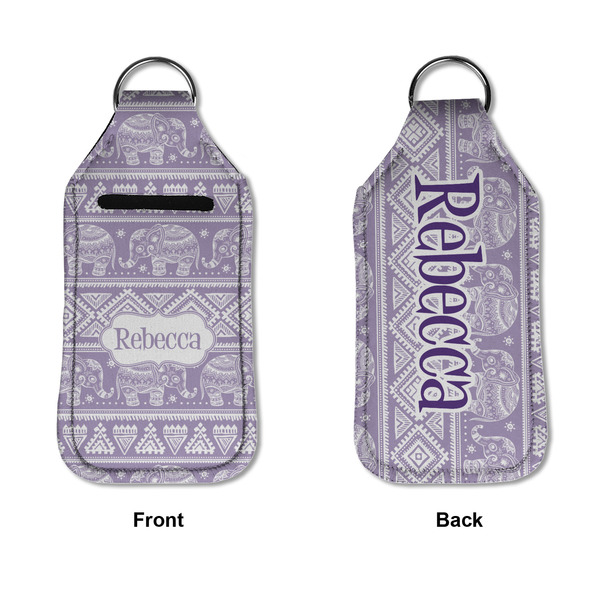 Baby Elephant Sanitizer Holder Keychain - Large APPROVAL (Flat)