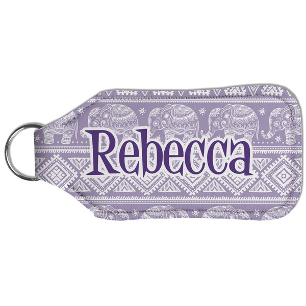 Baby Elephant Sanitizer Holder Keychain - Large (Back)