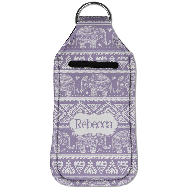 Baby Elephant Sanitizer Holder Keychain - Large (Front)