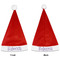 Baby Elephant Santa Hats - Front and Back (Double Sided Print) APPROVAL