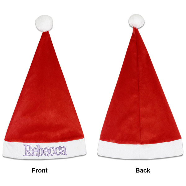 Baby Elephant Santa Hats - Front and Back (Single Print) APPROVAL