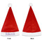 Baby Elephant Santa Hats - Front and Back (Single Print) APPROVAL
