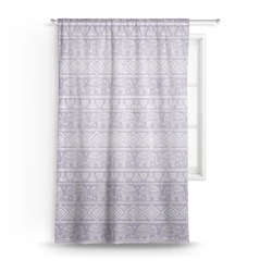 Baby Elephant Sheer Curtain