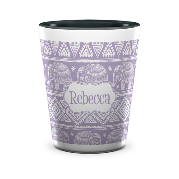 Baby Elephant Shot Glass - Two Tone - FRONT