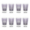Baby Elephant Shot Glass - White - Set of 4 - APPROVAL