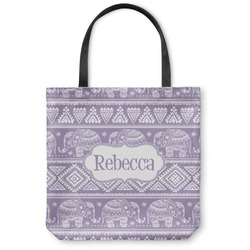 Baby Elephant Canvas Tote Bag (Personalized)