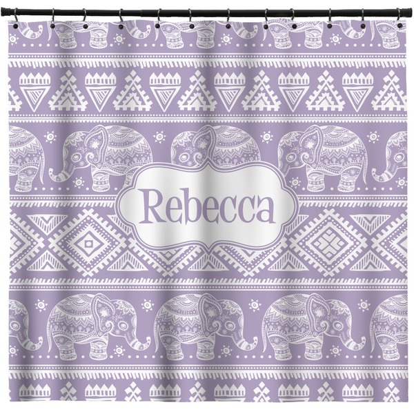 Custom Baby Elephant Shower Curtain - Custom Size (Personalized)