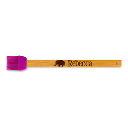 Baby Elephant Silicone Brush - Purple (Personalized)