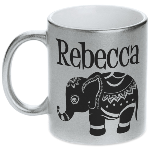 Baby Elephant Silver Mug - Main