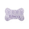 Baby Elephant Bone Shaped Dog Food Mat (Small) (Personalized)