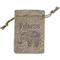 Baby Elephant Small Burlap Gift Bag - Front