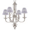 Baby Elephant Small Chandelier Shade - LIFESTYLE (on chandelier)