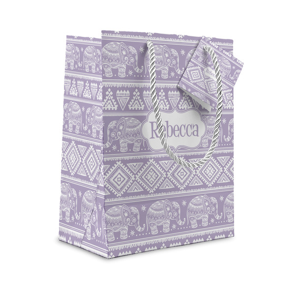Custom Baby Elephant Small Gift Bag (Personalized)