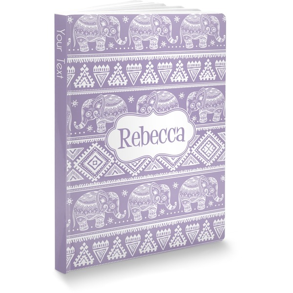 Custom Baby Elephant Softbound Notebook (Personalized)