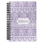 Baby Elephant Spiral Notebook - 7x10 w/ Name or Text