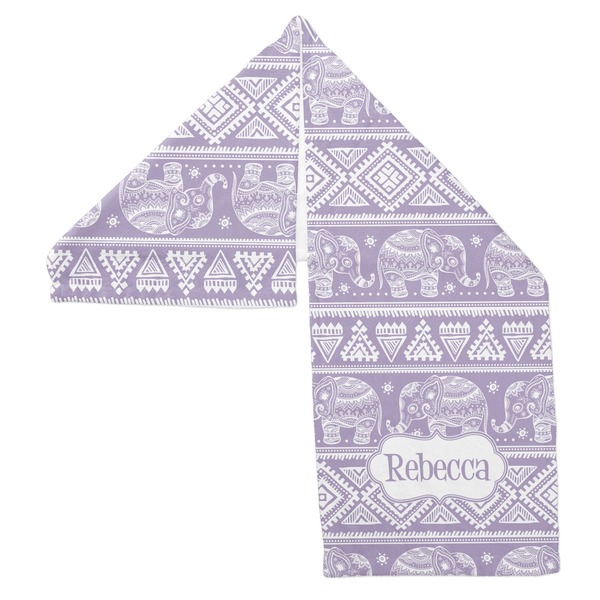 Baby Elephant Sports Towel Folded - Both Sides Showing