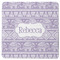 Baby Elephant Square Rubber Backed Coaster (Personalized)