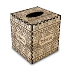 Baby Elephant Wood Tissue Box Cover (Personalized)