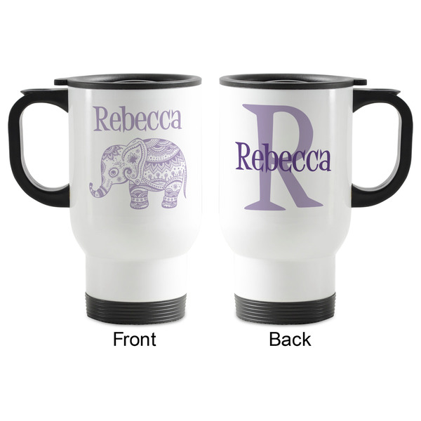 Baby Elephant Stainless Steel Travel Mug with Handle - Apvl