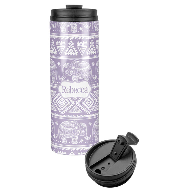 Custom Baby Elephant Stainless Steel Skinny Tumbler (Personalized)