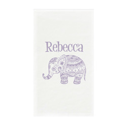 Baby Elephant Guest Towels - Full Color - Standard (Personalized)