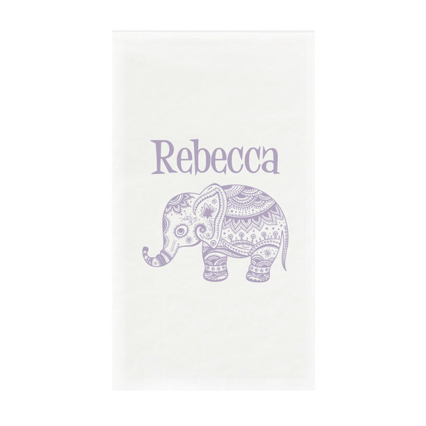 Custom Baby Elephant Guest Towels - Full Color - Standard (Personalized)