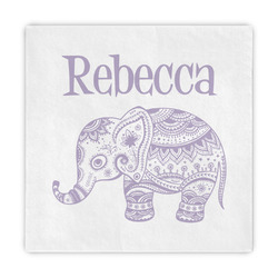 Baby Elephant Decorative Paper Napkins (Personalized)