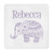 Baby Elephant Standard Decorative Napkins (Personalized)