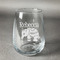 Baby Elephant Stemless Wine Glass - Engraved (Personalized)