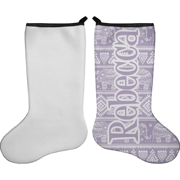 Baby Elephant Stocking - Single-Sided - Approval