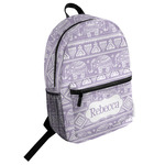 Baby Elephant Student Backpack (Personalized)