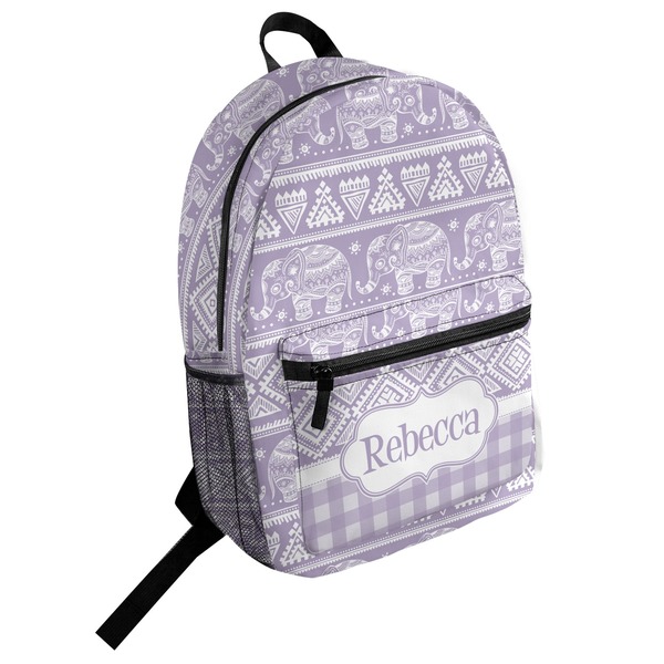 Custom Baby Elephant Student Backpack (Personalized)
