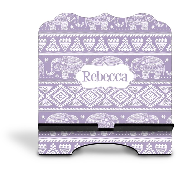 Baby Elephant Stylized Tablet Stand - Front without iPad