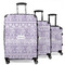 Baby Elephant 3 Piece Luggage Set - 20" Carry On, 24" Medium Checked, 28" Large Checked (Personalized)