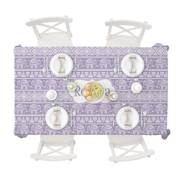 Baby Elephant Tablecloths (58"x102") - TOP VIEW