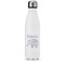 Baby Elephant Water Bottle - 17 oz. - Stainless Steel - Full Color Printing (Personalized)