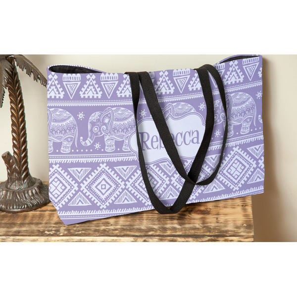Baby Elephant Tote w/Black Handles - Lifestyle View