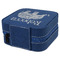 Baby Elephant Travel Jewelry Boxes - Leather - Navy Blue - View from Rear