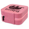 Baby Elephant Travel Jewelry Boxes - Leather - Pink - View from Rear