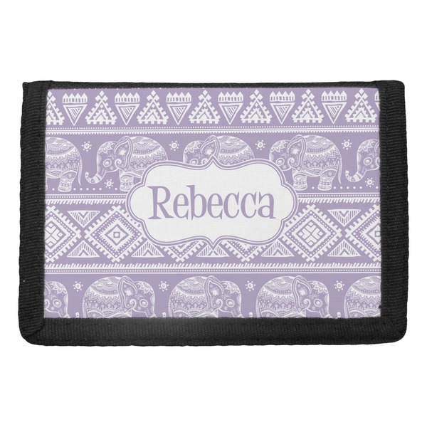 Custom Baby Elephant Trifold Wallet (Personalized)