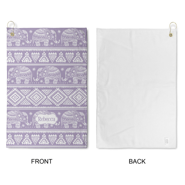 Baby Elephant Waffle Weave Golf Towel - Approval