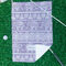 Baby Elephant Waffle Weave Golf Towel - In Context