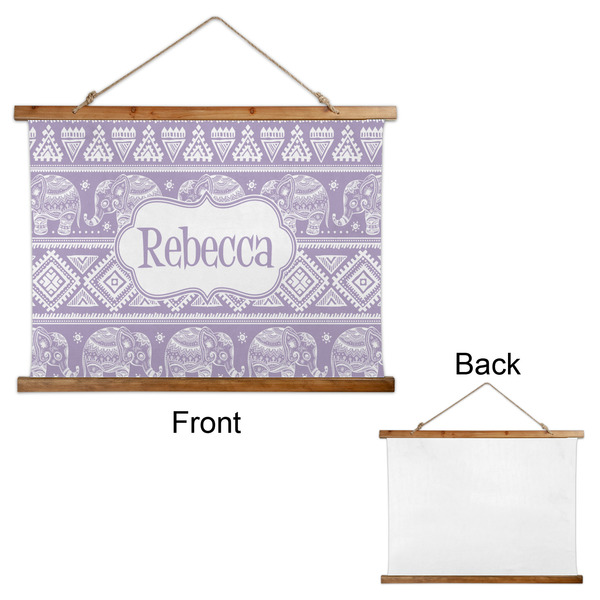 Baby Elephant Wall Hanging Tapestry - Landscape - APPROVAL