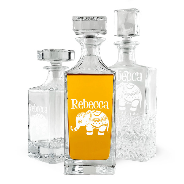 Custom Baby Elephant Whiskey Decanter (Personalized)