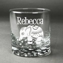 Baby Elephant Whiskey Glass - Engraved (Personalized)
