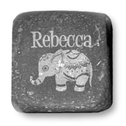 Baby Elephant Whiskey Stone Set - Set of 9 (Personalized)