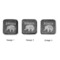 Baby Elephant Whiskey Stones - Set of 3 - Approval