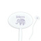Baby Elephant Oval Plastic Stir Sticks (Personalized)