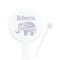 Baby Elephant Round Plastic Stir Sticks (Personalized)