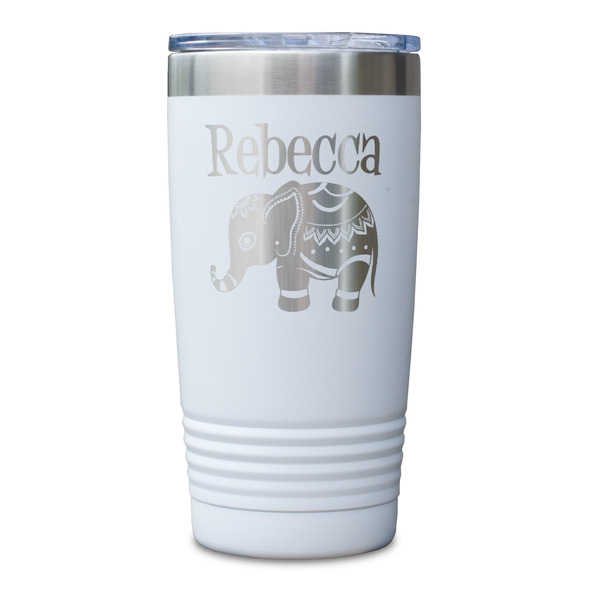 Baby Elephant White Polar Camel Tumbler - 20oz - Single Sided - Approval